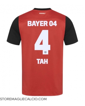 Bayer Leverkusen Jonathan Tah #4 Maglia Gara Casa Repliche 2024-25